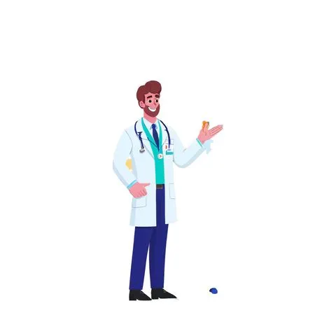 Male Pharmacist In Pharmacy  AI Image