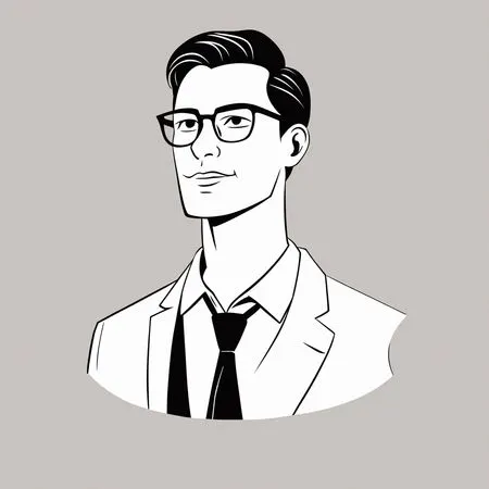 Man In Business Attire  AI Image