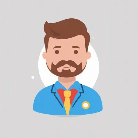 スーツを着た男性  AI画像