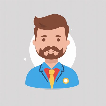 Man In Suit  AI Image