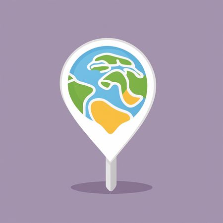 Marcador de mapa  Imagen AI