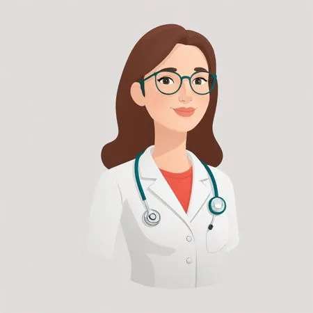 Médica com estetoscópio  Image IA