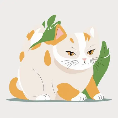 Chat mignon  AI Image