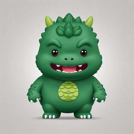 Dragon mignon  AI Image