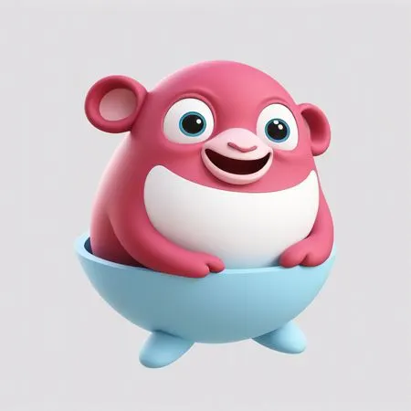 Personnage extraterrestre mignon  Image IA