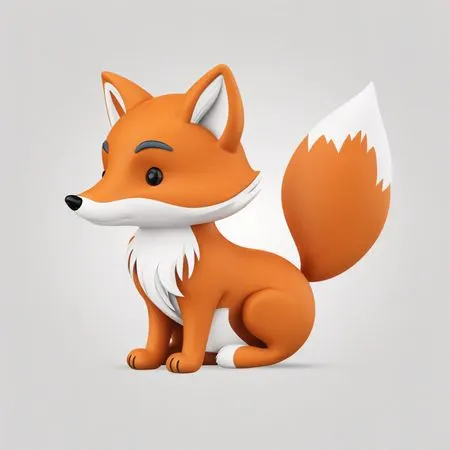 Renard mignon  Image IA