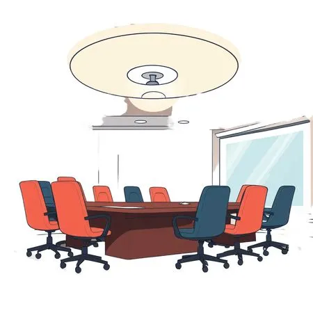 Modern Conference Room  AI Image