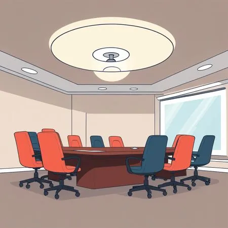 Modern Conference Room  AI Image