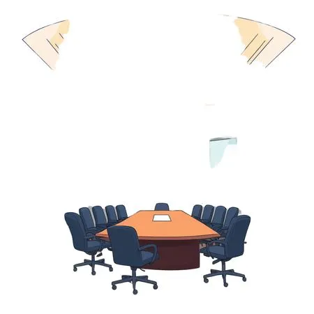 Modern Conference Room  AI Image