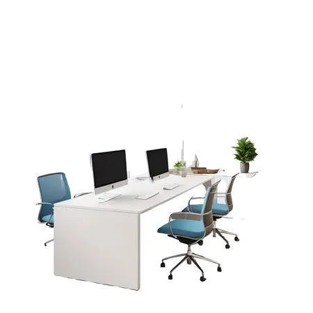 Modern Office Interior With Computers And Chairs  AI Image