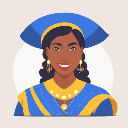 Mujer con atuendo tradicional  Imagen AI