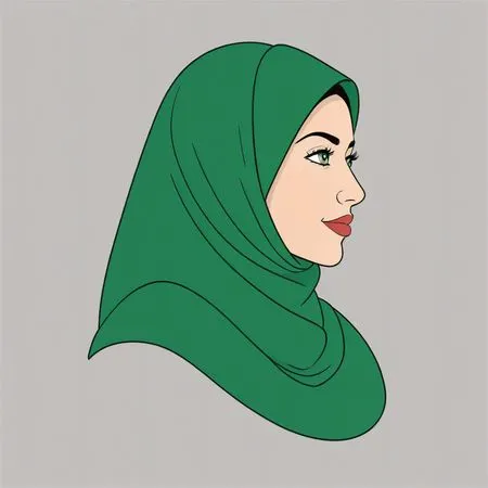 Mujer en hijab  Imagen AI