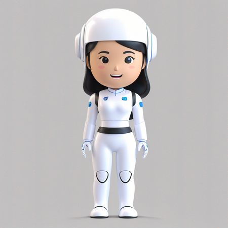 Cyborg femenino  Imagen AI