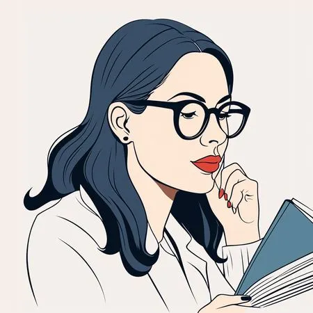 Mulher lendo livro  Imagem de IA