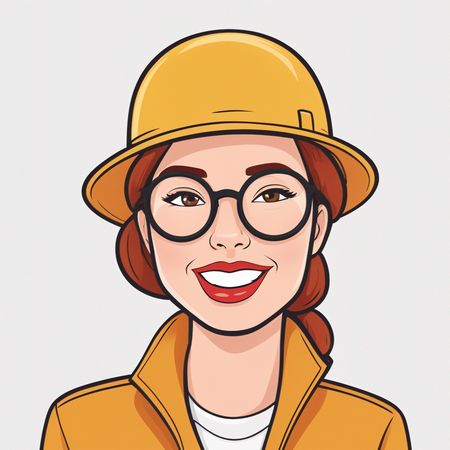 Mulher usando capacete e óculos  AI Image