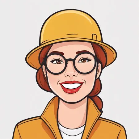 Mulher usando capacete e óculos  AI Image
