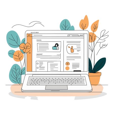 Office Workspace  AI Image