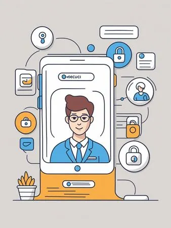 Online Security And Identity Verification  AI Image