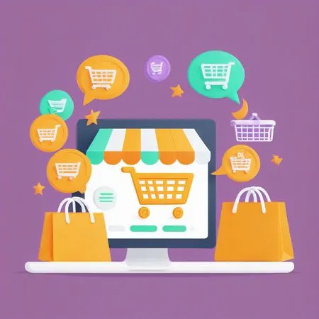 Online Shopping  AI Image
