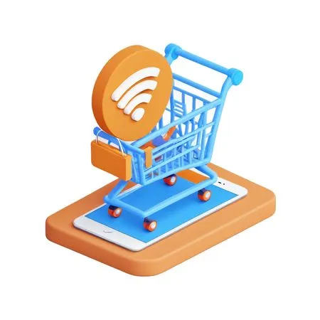 Online Shopping  AI Image