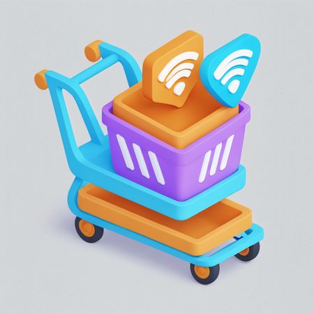Online Shopping  AI Image