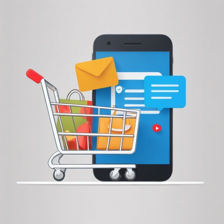 Online Shopping  AI Image