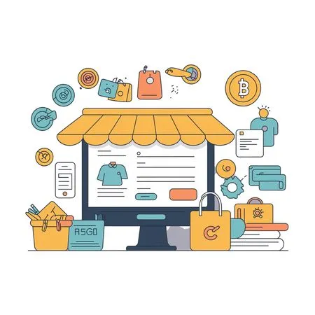 Online Shopping  AI Image