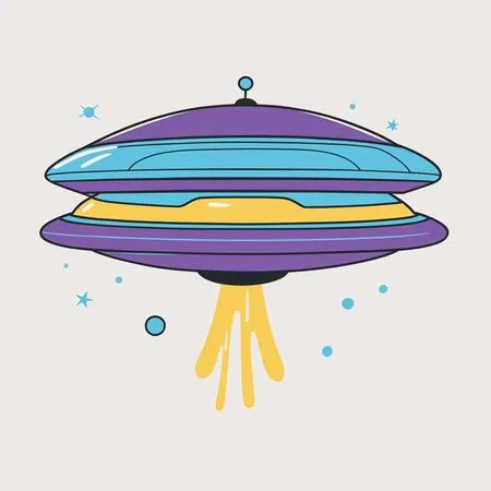 OVNI en el espacio  Imagen AI