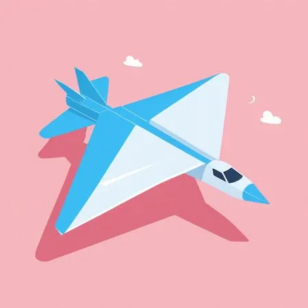 Paper Plane AI Image