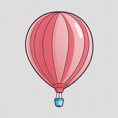 Parachute Balloon  AI Image