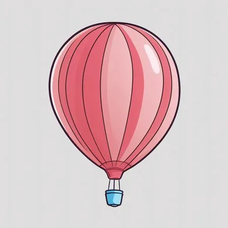 Parachute Balloon  AI Image