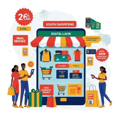 People Doing Digital Shopping Experience On Mobile App  AI Image