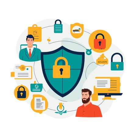 People using cyber security tools  AI Image