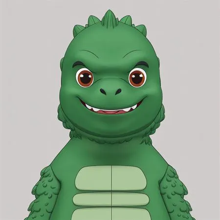 Personagem de dinossauro fofo  Imagem de IA