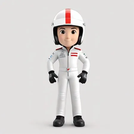 Personagem de piloto de corrida  Imagem de IA