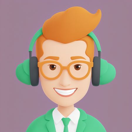 Personnage masculin portant un casque et des lunettes  Image IA