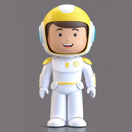 Personnage robotique  Image IA