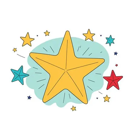 Playful Star  AI Image
