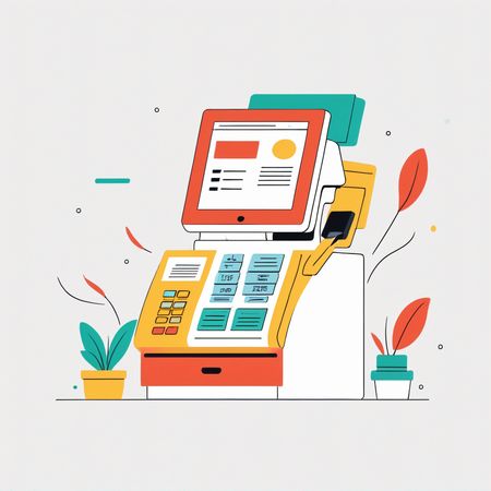 Point of sale System With Modern Features  AI Image