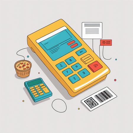 POS Terminal And Calculator  AI Image