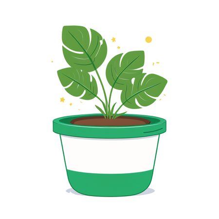 Potted Plant  AI Image