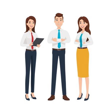 Professional Business Team  AI Image