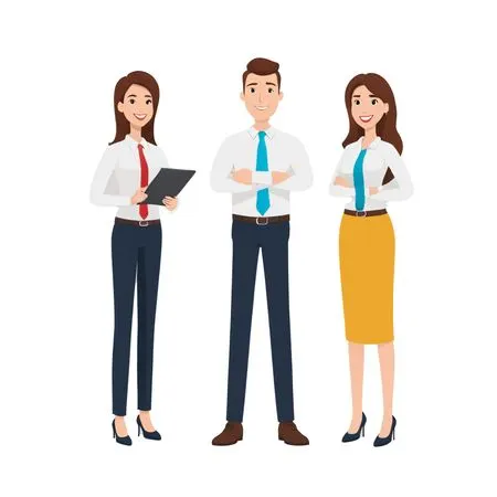 Professional Business Team  AI Image