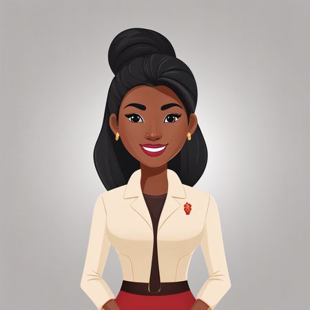 Professional Woman Character  AI Image