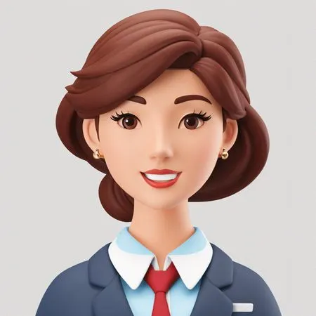 Professional Woman In A Suit  AI Image
