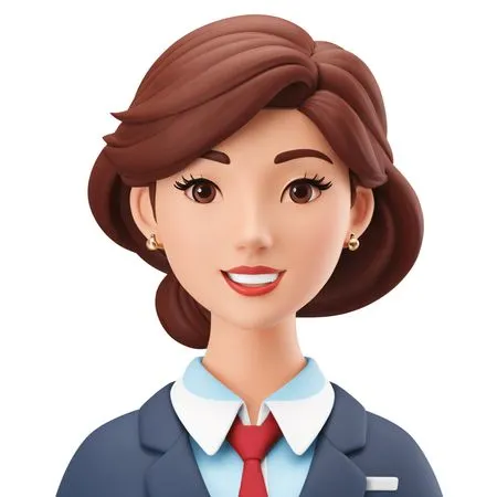 Professional Woman In A Suit  AI Image