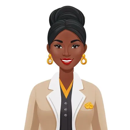 Professional Woman Smiling  AI Image