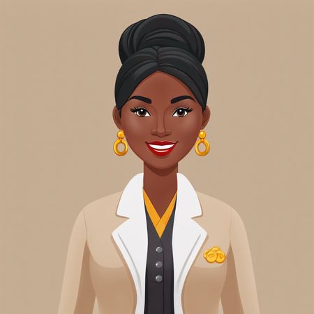 Professional Woman Smiling  AI Image