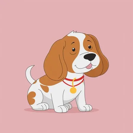 Puppy With Collar  AI Image