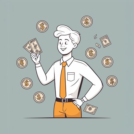 Rich Businessman  AI Image